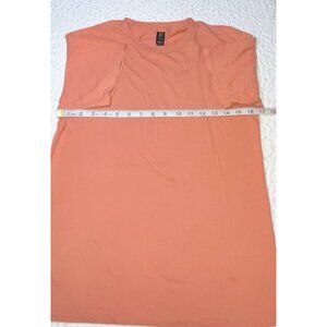 Anvil By Gildan Boys Tee Shirt Top LARGE Short Sleeve Orange